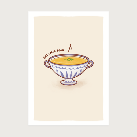 Kaartje - Get well soon