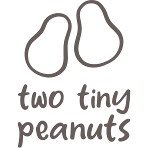 two tiny peanuts